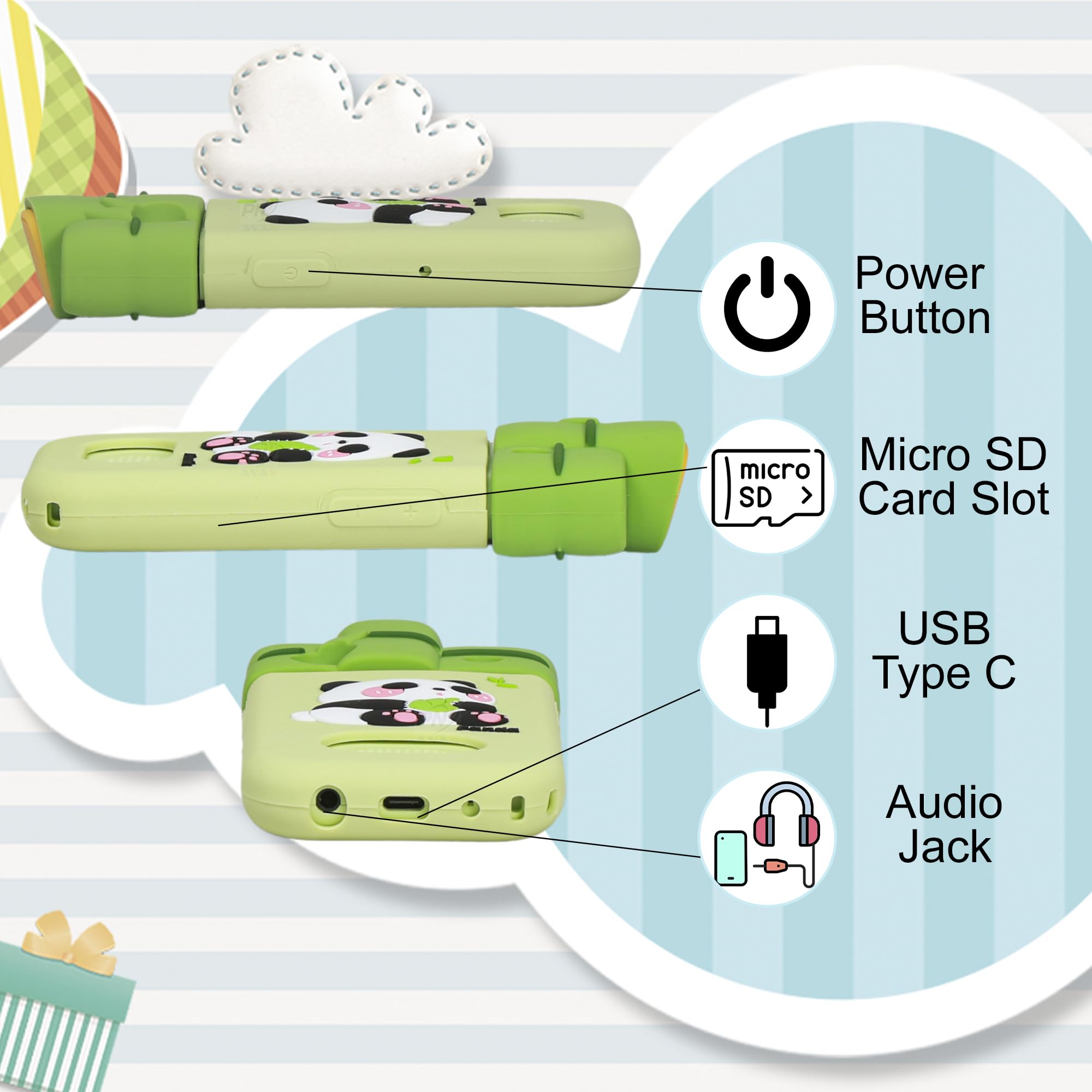 Smart Kids Digital Phone – Camera, Music & Education