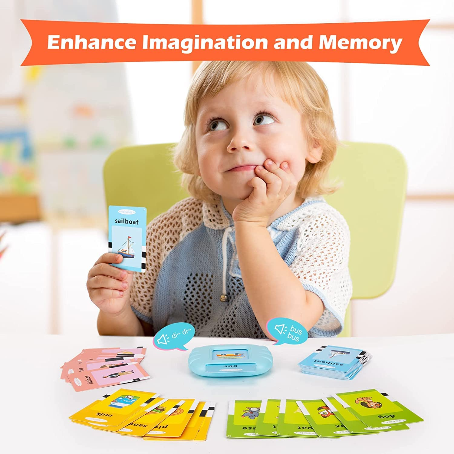Spark Your Child’s Curiosity with Talking Flash Cards!