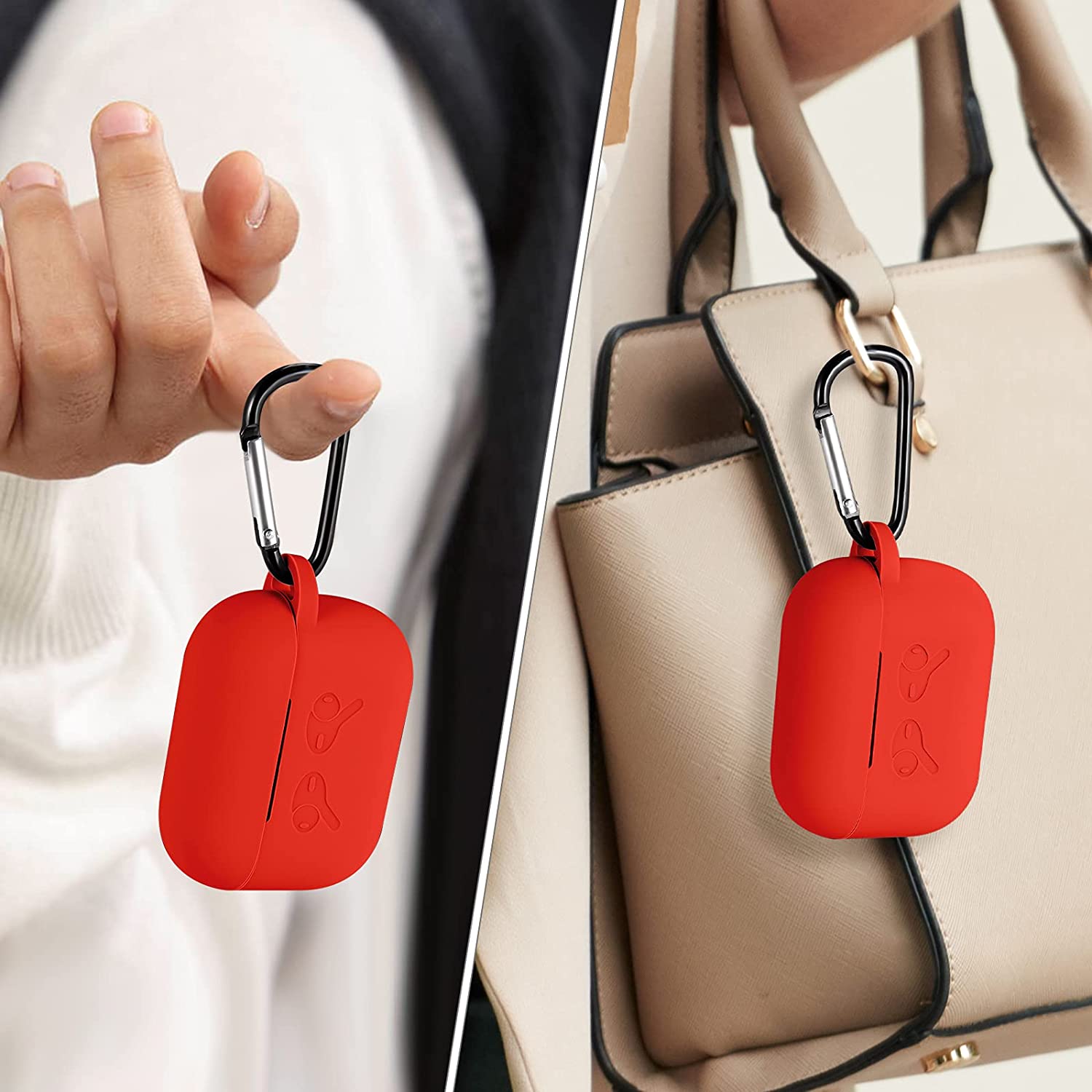 Red Silicone Case For Apple Airpods Pro