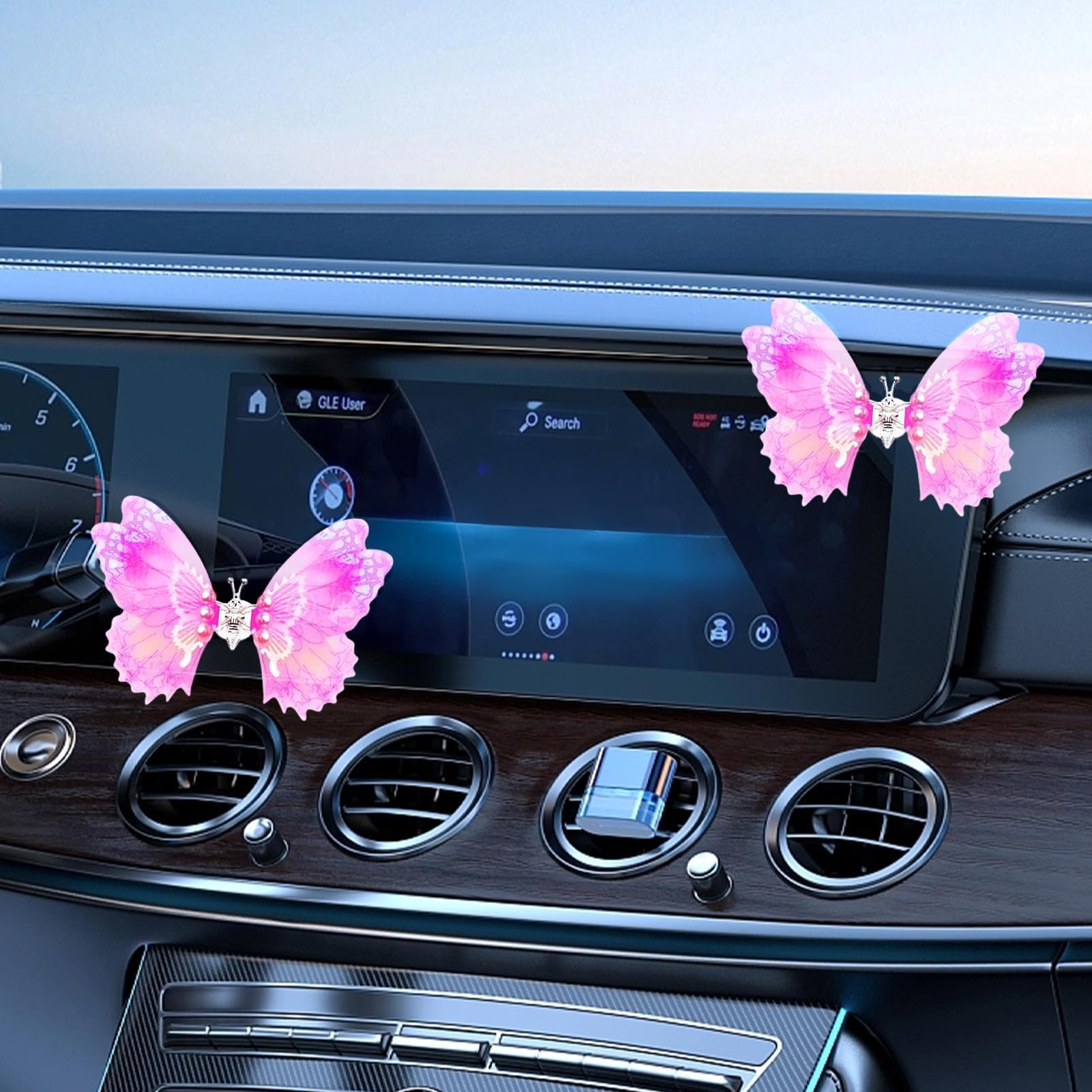 Fluttering Butterfly for Your Car Dash!