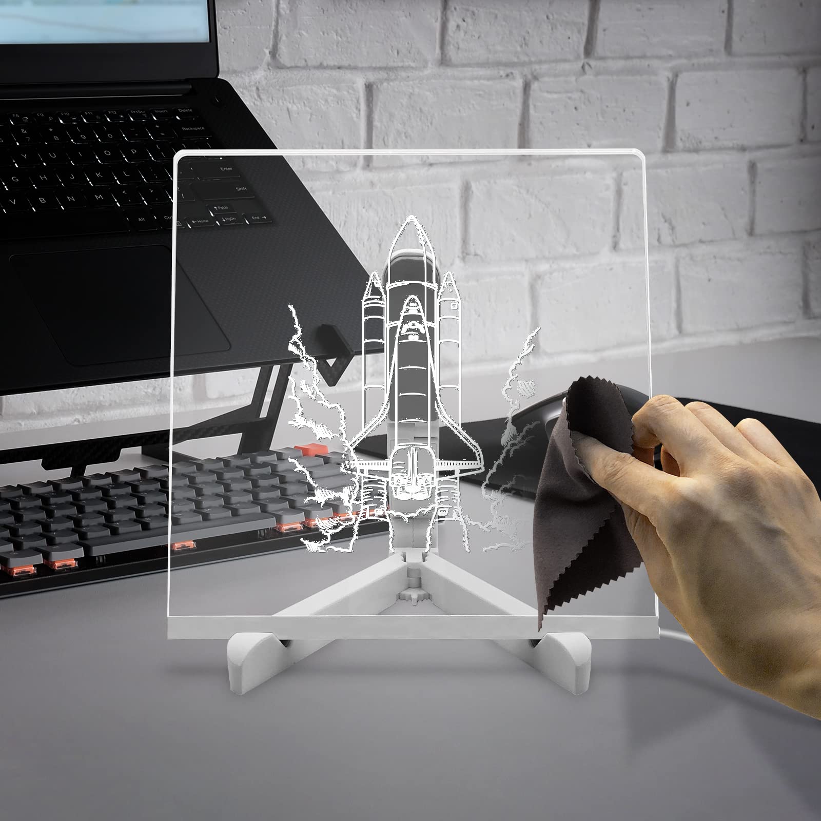 Light Up Your Ideas: 3D LED Acrylic Writing Board