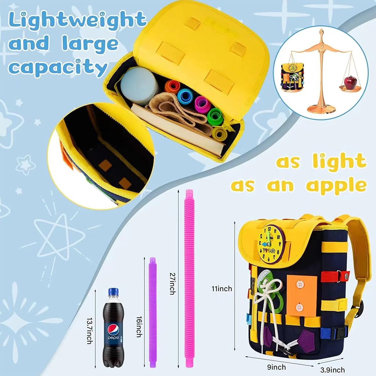 Educational Ultimate Skill Learning Activity Backpack