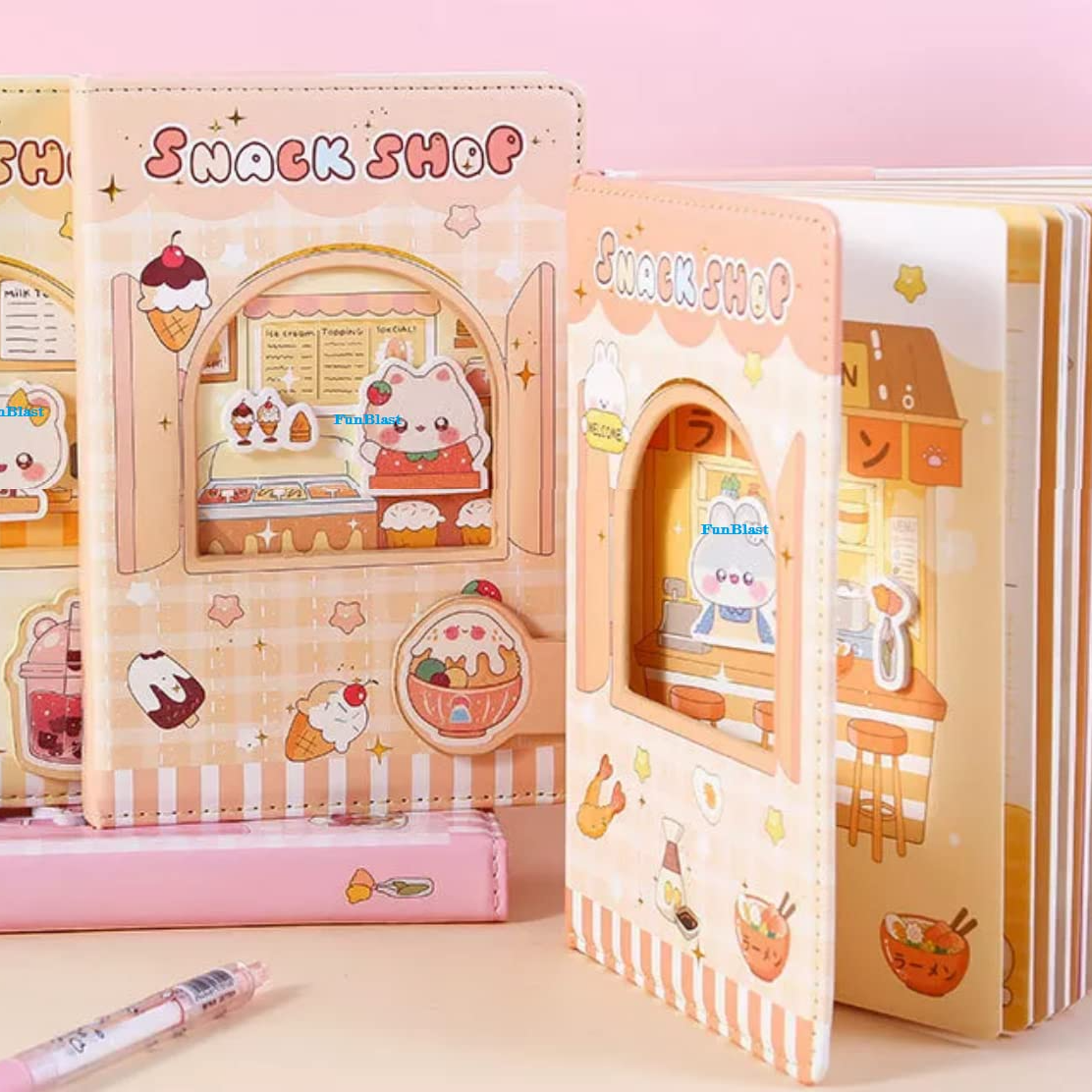 Snack Shop Kawaii Journal Book/Diary