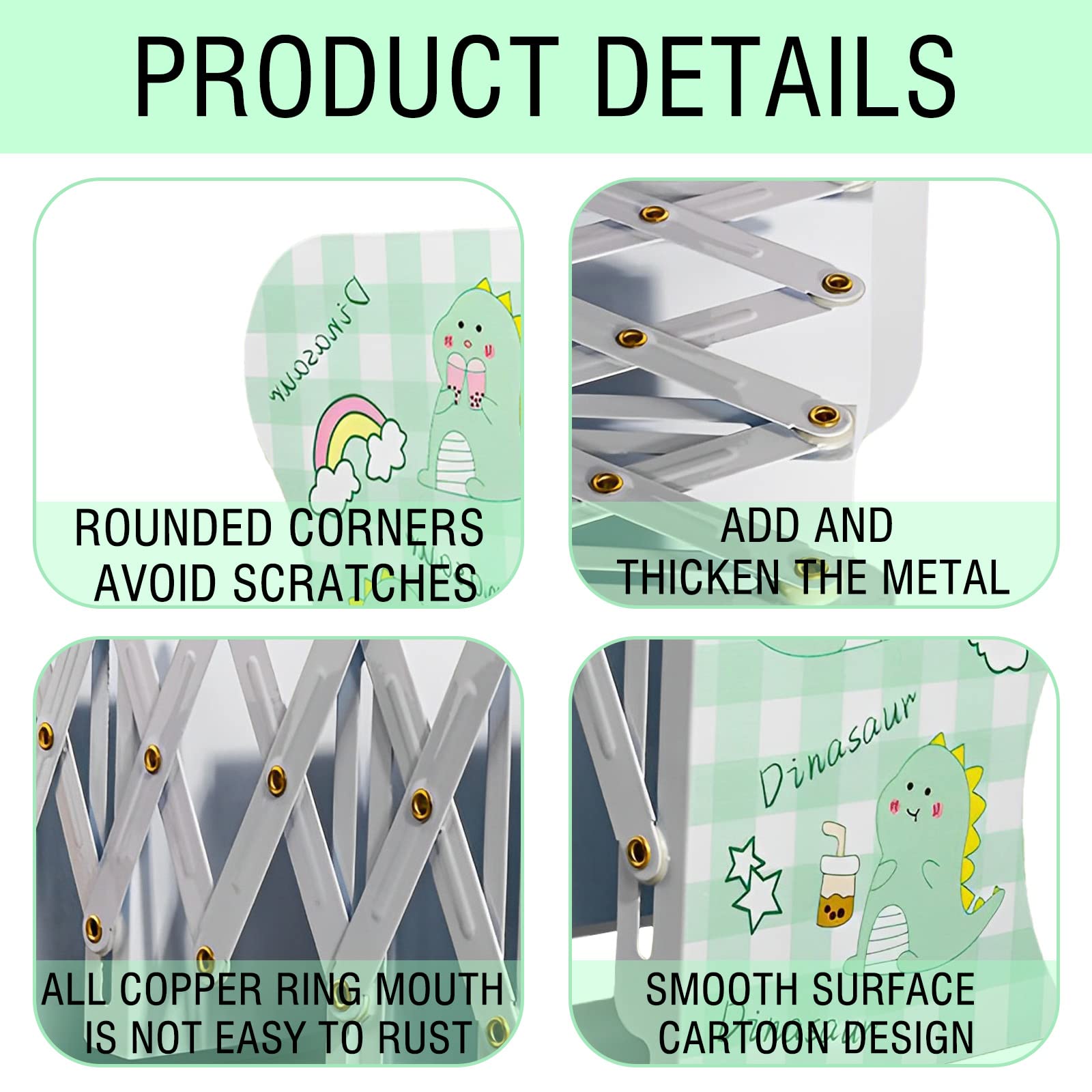 Dino Adjustable Bookshelf | Book Organizer