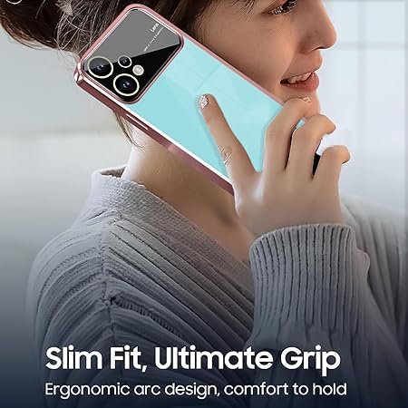 Luxury Plating Gold Camera Protection Transparent Case for Oneplus Nord CE 2 Lite