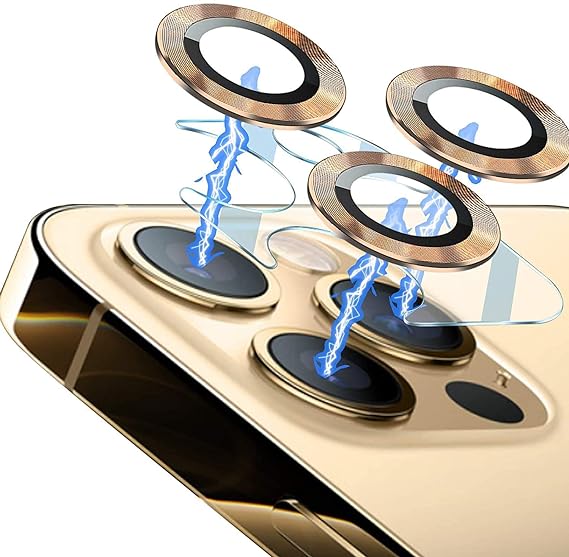 Golden Metallic camera ring lens guard for Apple iphone 11 Pro