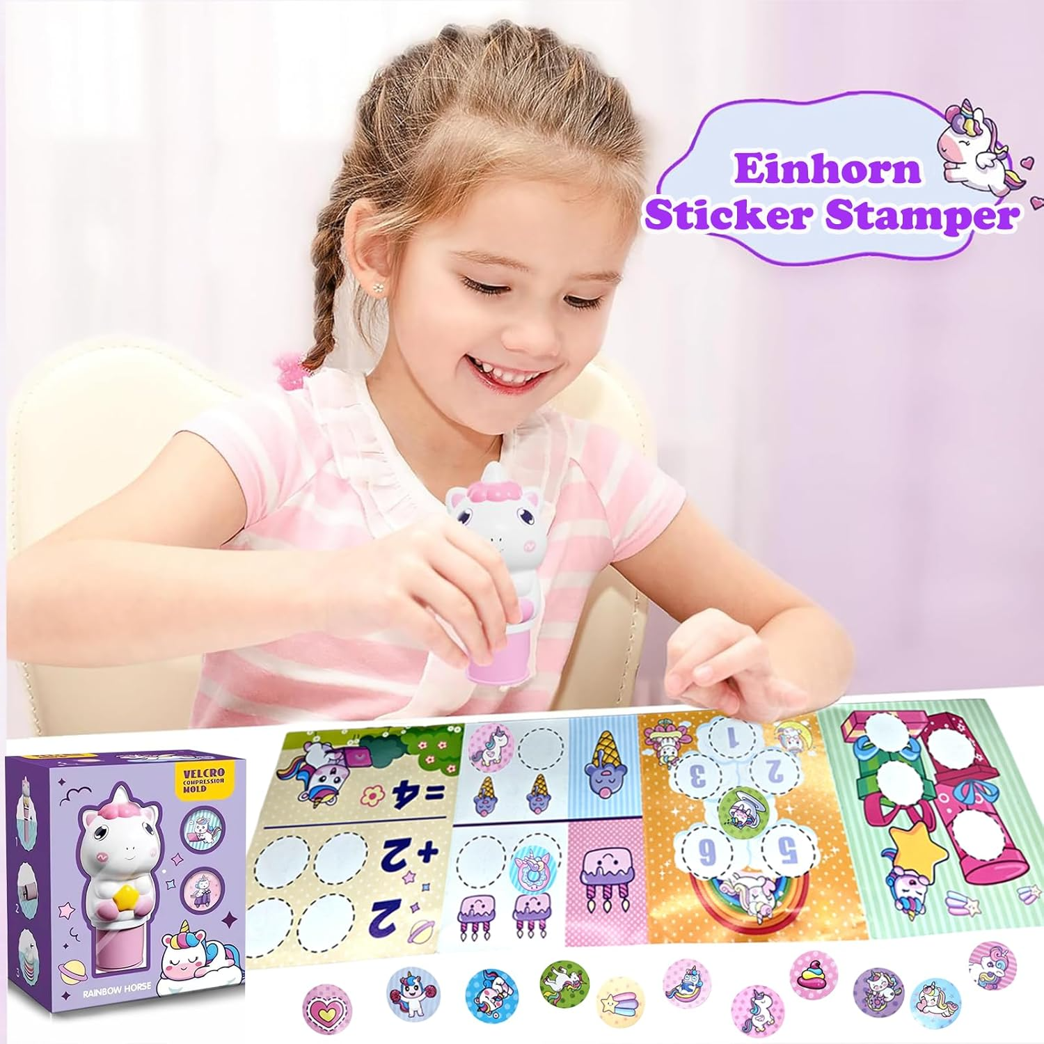 Velcro Stamp Stickers