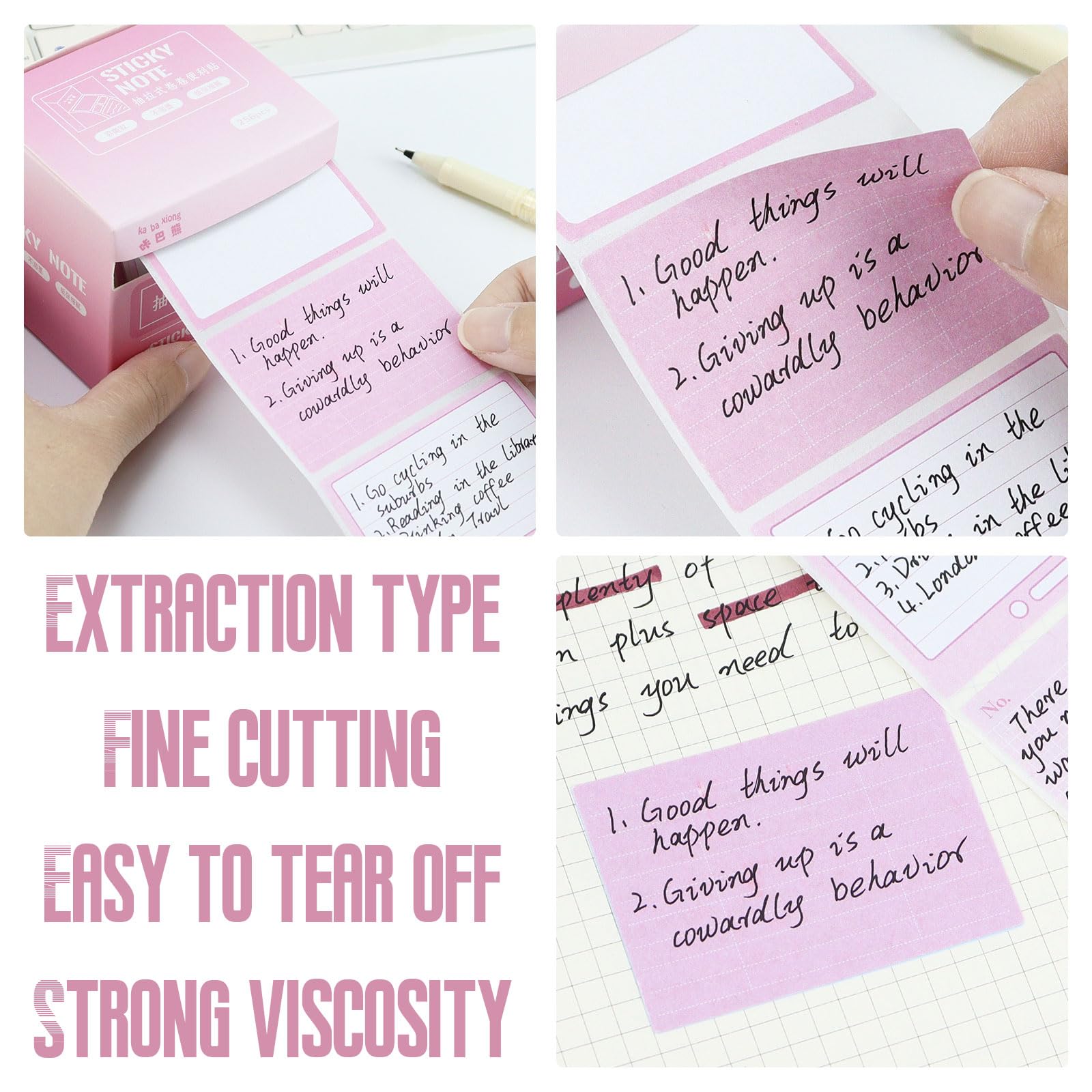 Pull-out Sticky Notes Roll of 256 Sheets