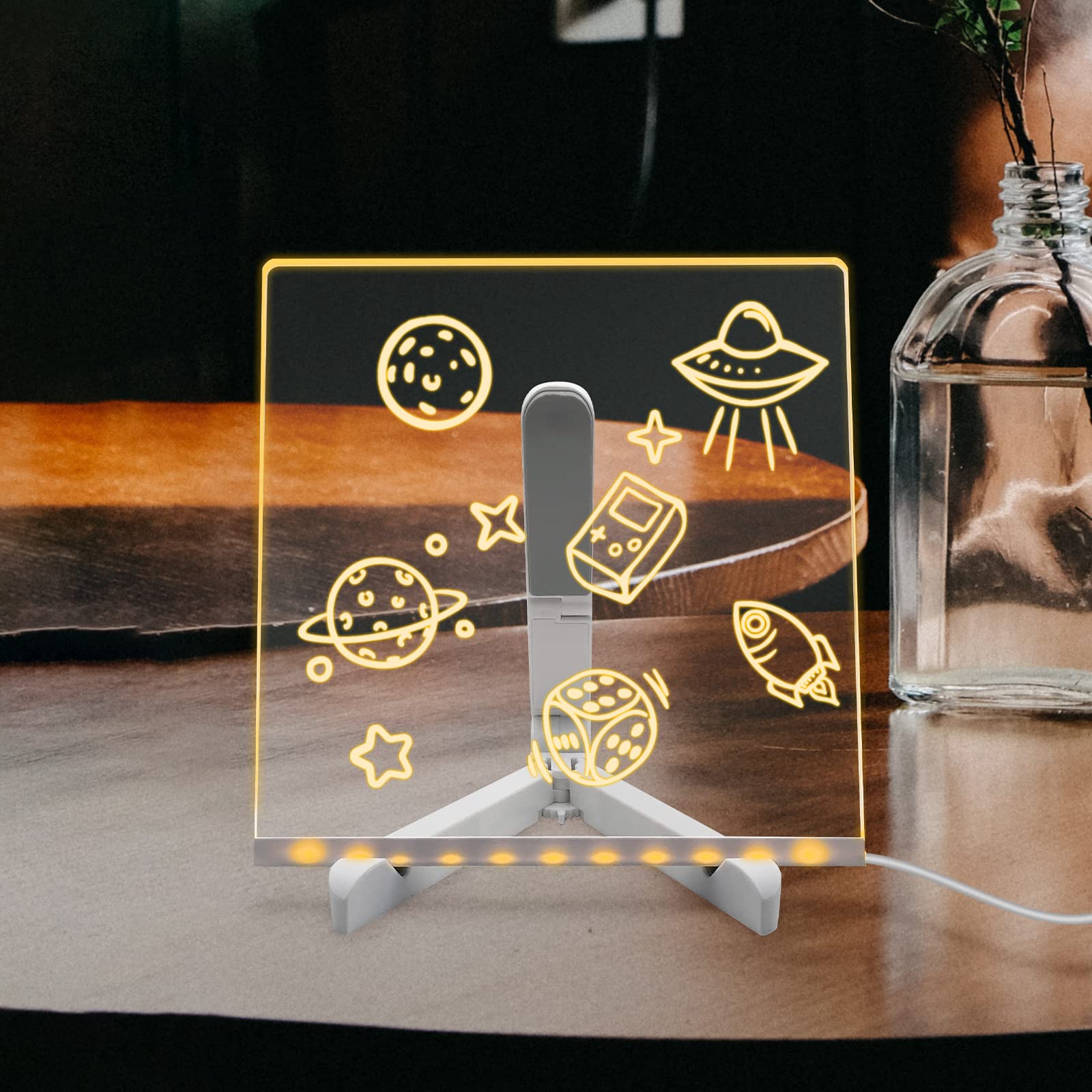 Light Up Your Ideas: 3D LED Acrylic Writing Board