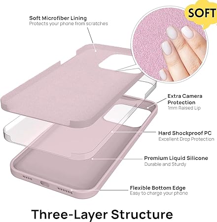 Peach Original Silicone case for Apple Iphone 14 Pro Max