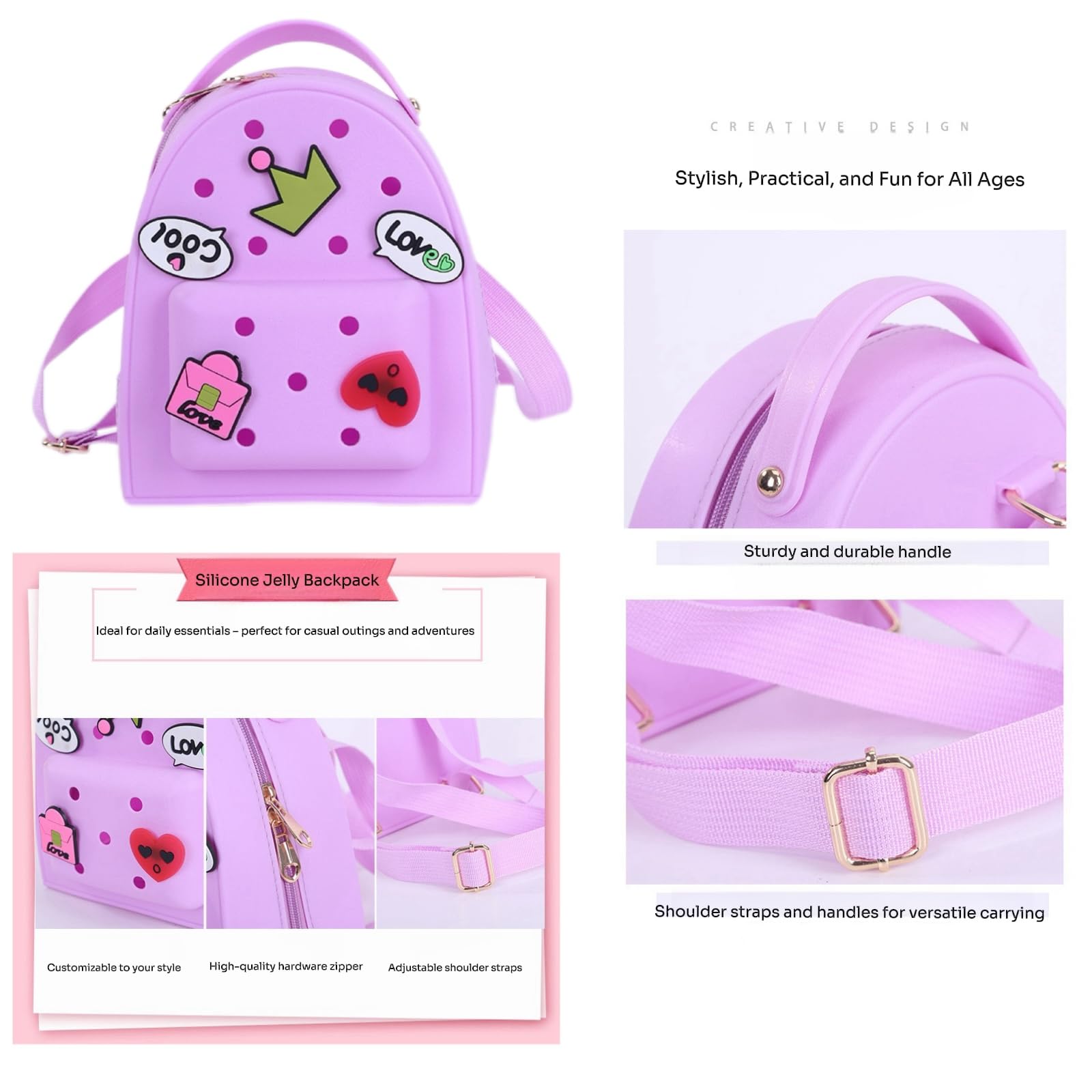 Silicone Jelly Clog Bag - Carry Fun Everywhere!