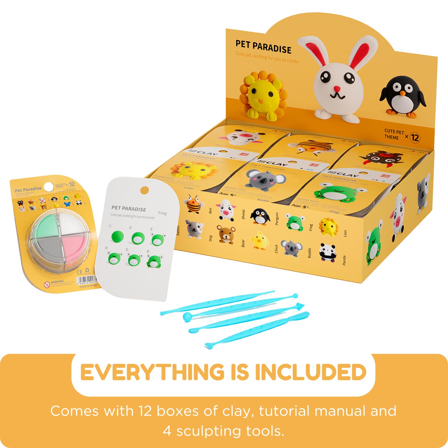 Pet Paradise DIY Adventure Air Dry Clay 1 Pcs