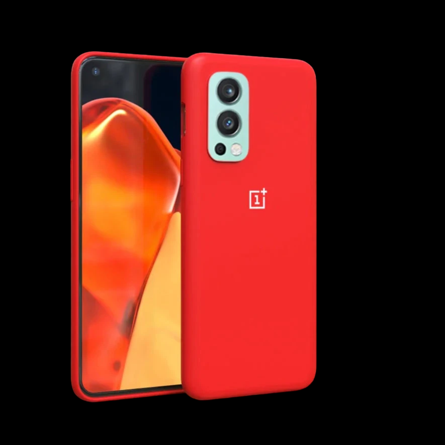 Red Original Silicone case for Oneplus Nord 2