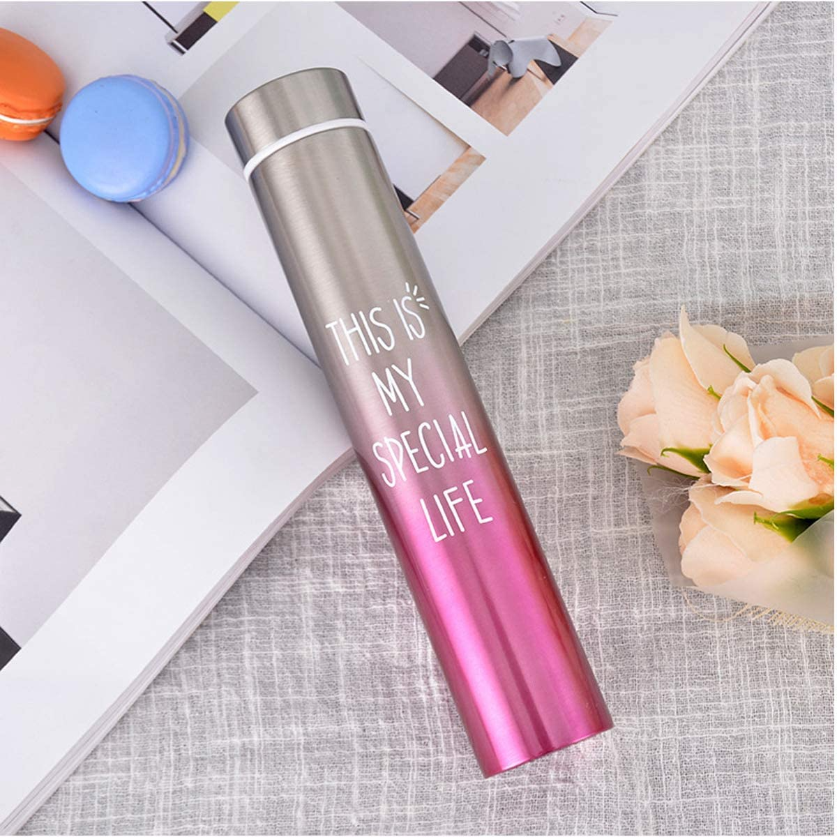 Sleek Stainless Gradient Insulated Bottle - 260ml