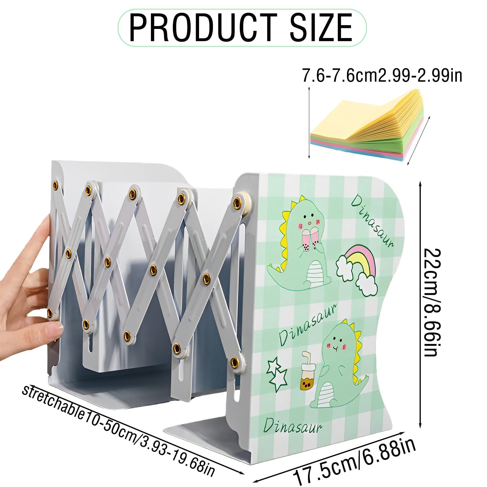 Dino Adjustable Bookshelf | Book Organizer