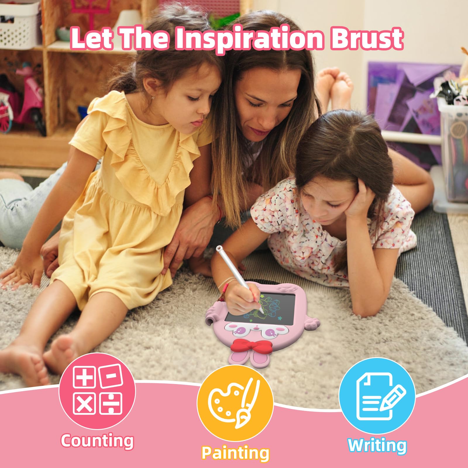 Bunny Kids' LCD Writing/Drawing Tablet | Pad