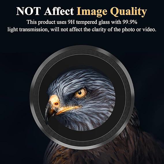 Black Metallic camera ring lens guard for Oppo Reno 12 Pro