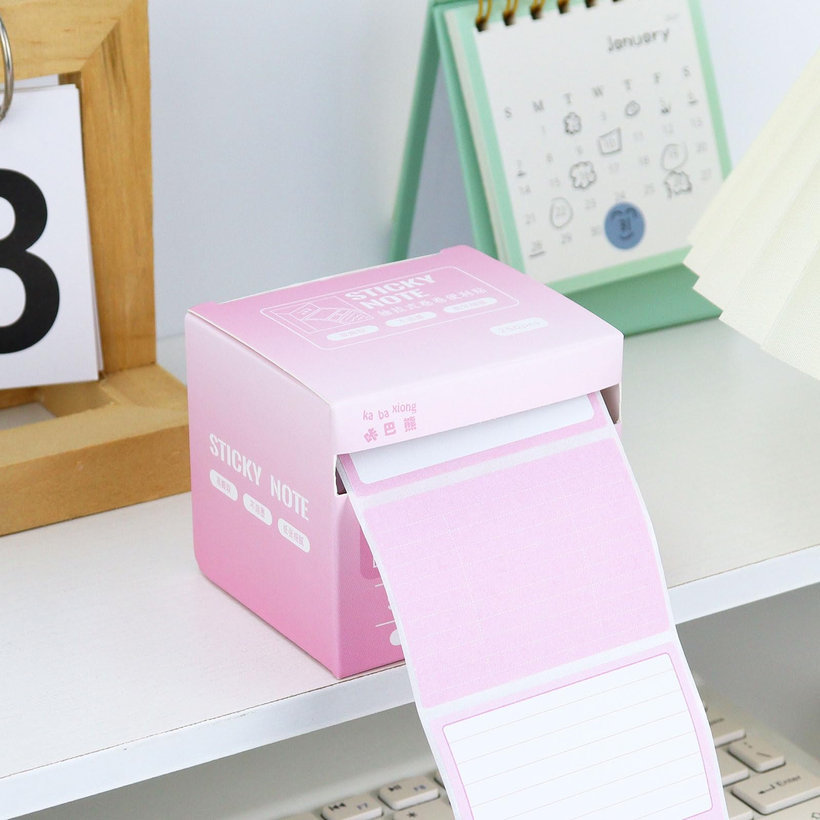 Pull-out Sticky Notes Roll of 256 Sheets