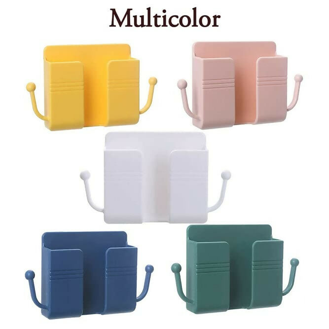 Multipurpose Wall-Mounted Mobile Stand with Hook Design for Household and Versatile Hanging Support