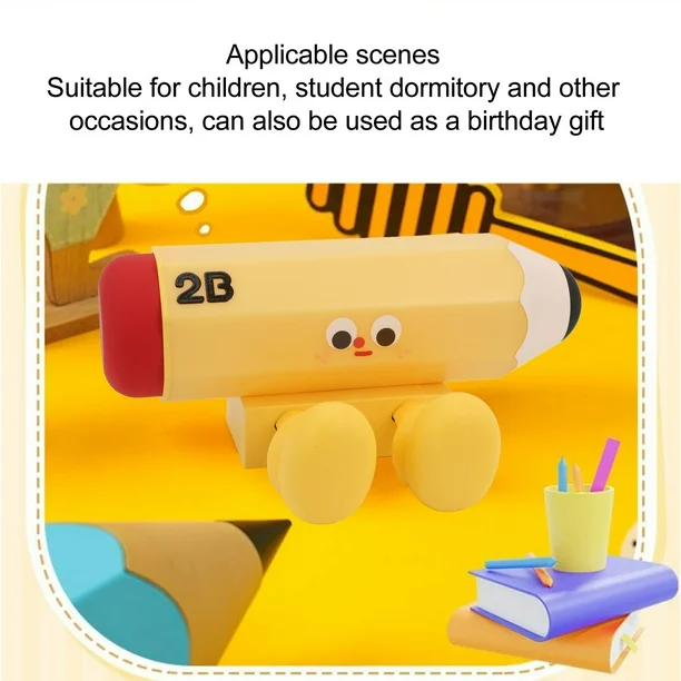 Pencil Shaped Night Lamp with Phone Stand