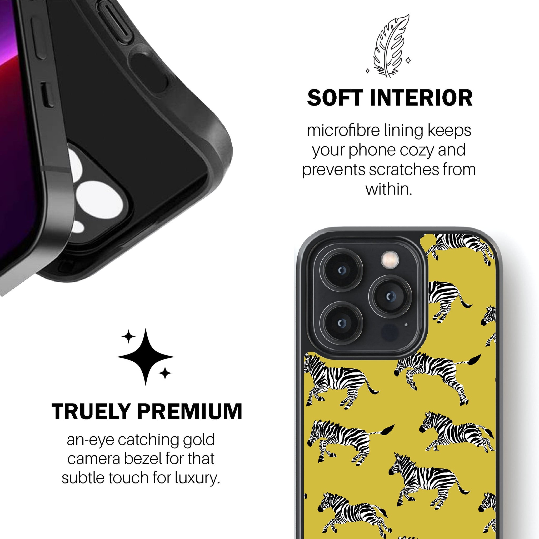 Zebra Phone Cover
