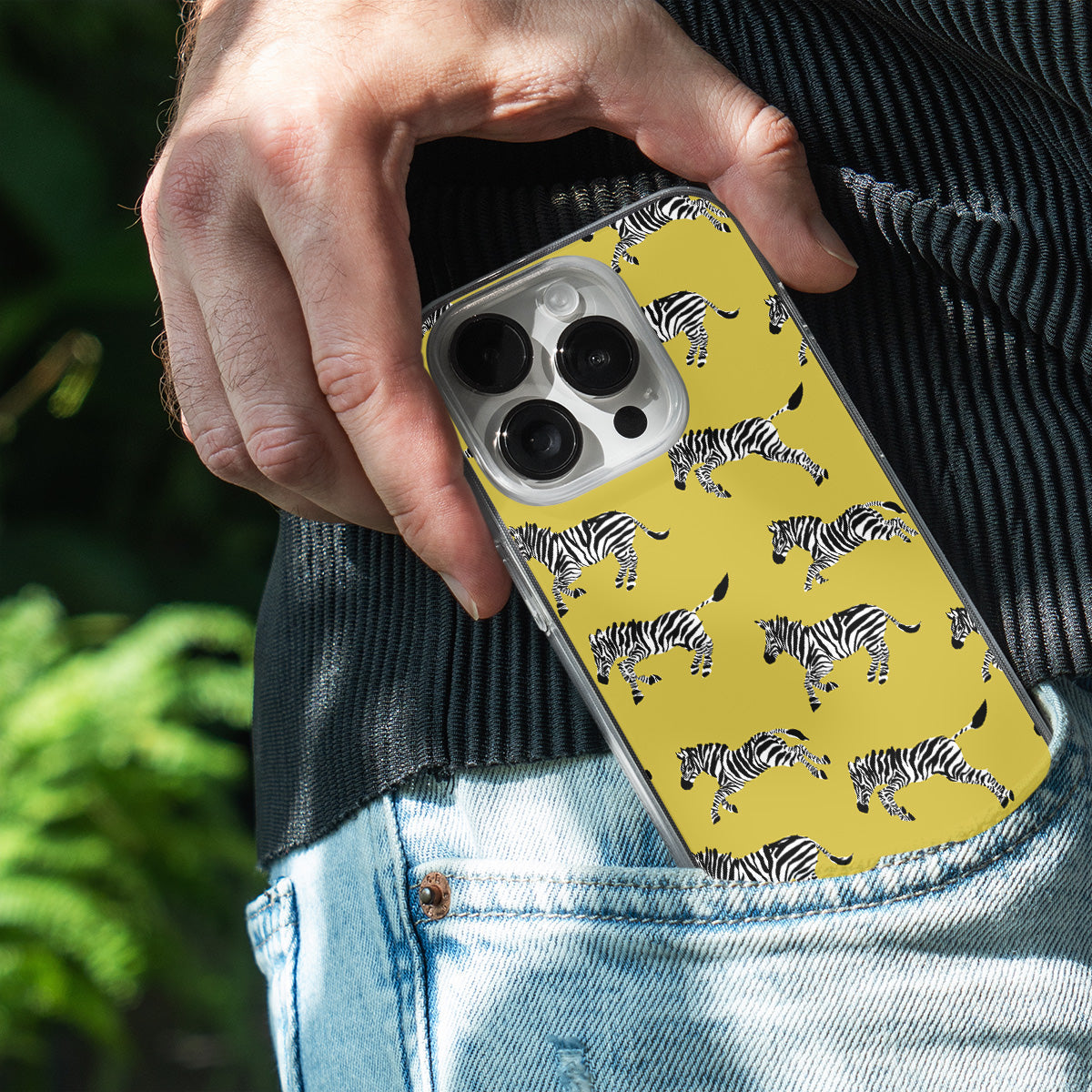Zebra Phone Cover