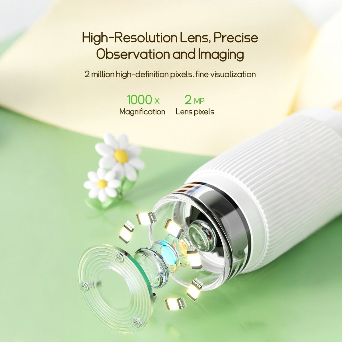 Explore the Micro World – 1000X Digital Zoom Microscope for Kids