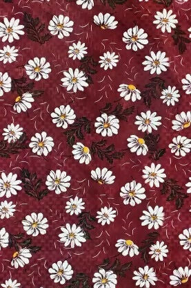 Mopak Decor ShelfLiner used for Wardrobe kitchen cabinet Drawer Slab Roll (Maroon Flower)