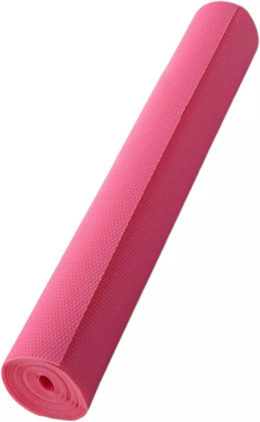 Mopak Decor Pink Plain Eva Printed Solid Fridge Mat & Cover Pack of 1- (4Meters)