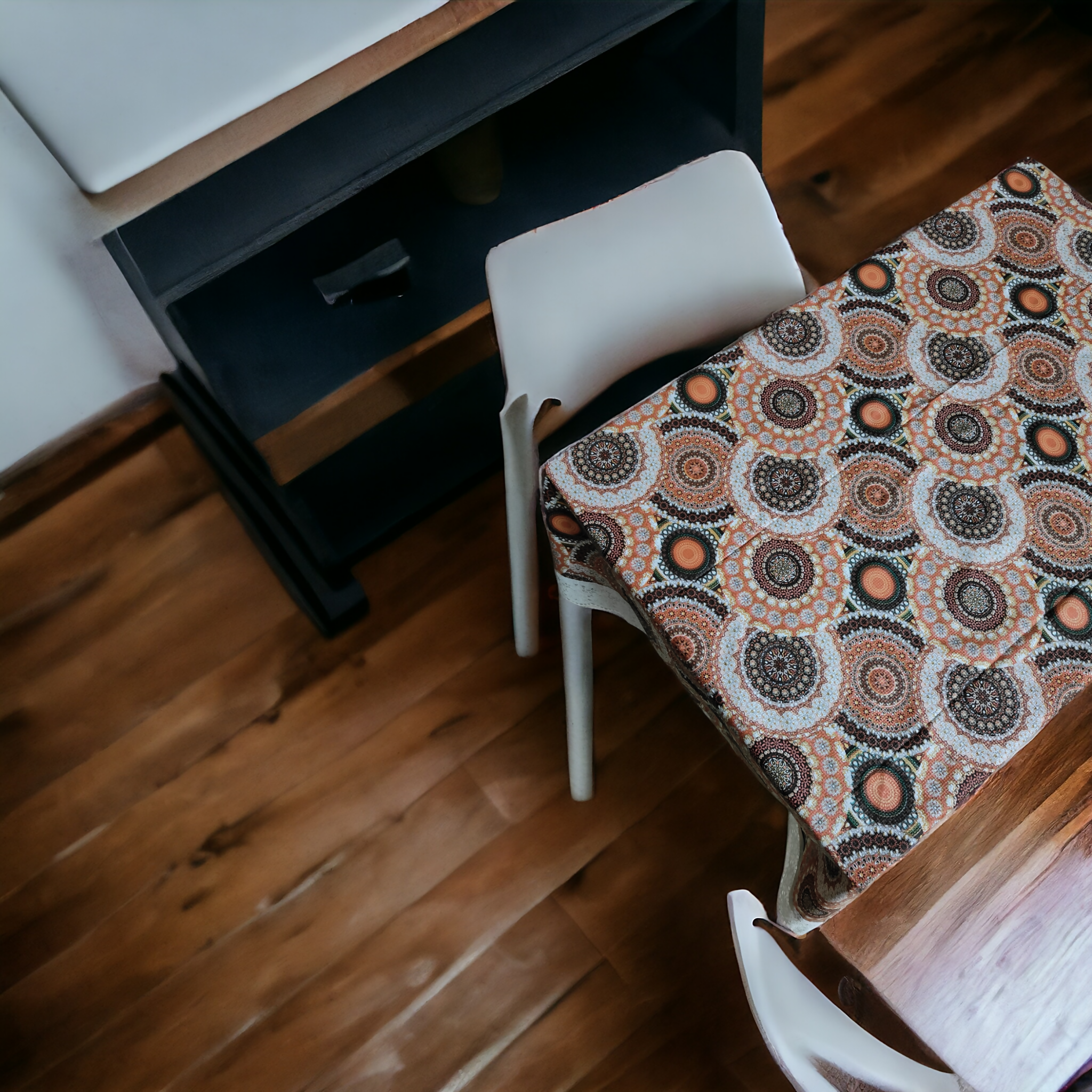 Mopak decor Table Cover 3D Medium Size 2 to 4 Seater 40*60 Classic Table Cover Printed Table Cover with Lace Centre Table Cover Rectangular Table Cover Dining table cover