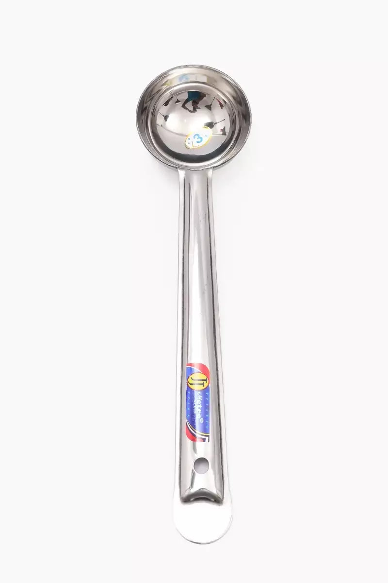 Stainless Steel Deep & Serving Ladle Set - 2 Pcs (Combo Pack)