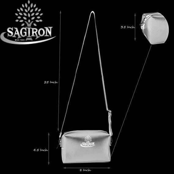 Sagiron Cosmetic Bag to Keep Very-Very Essential Things for Women/Girl (Sky Blue)