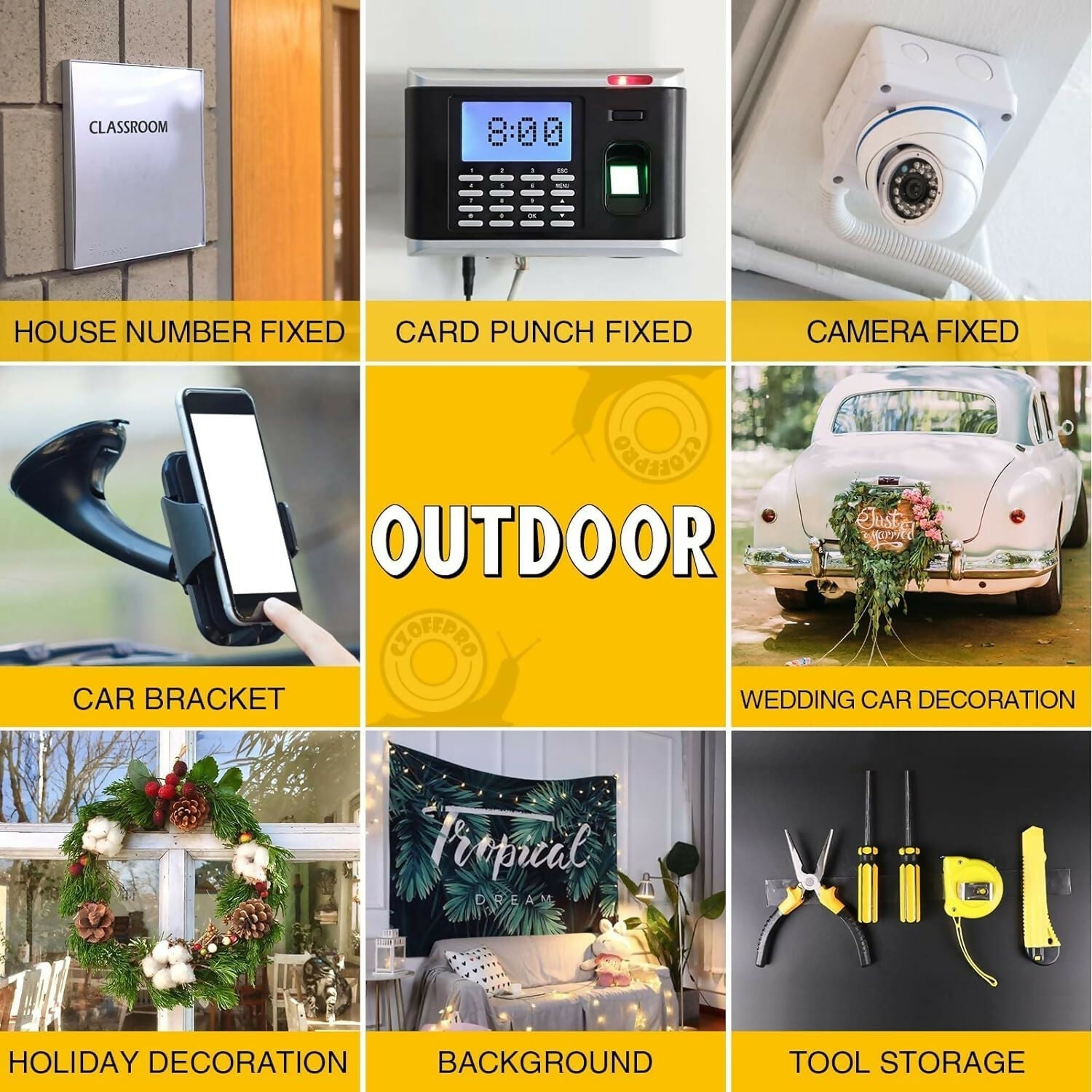 Nano Double-Sided Super Sticky Gel Tape – Multipurpose Mounting Grip