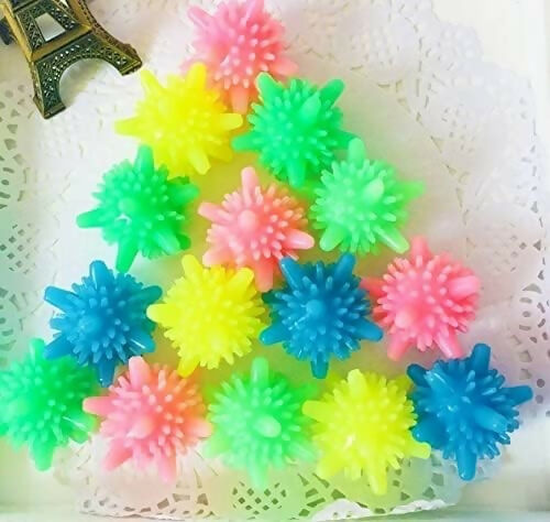Reusable Colorful Laundry Balls Fabric Softener & Anti-Wrap Dryer Balls (Pack of 10)
