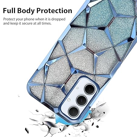 Dazzle Blue Silicone case for  Samsung A23