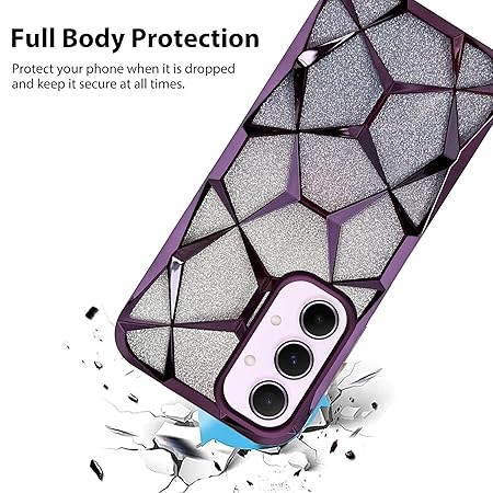 Dazzle Purple Silicone case for  Samsung A23