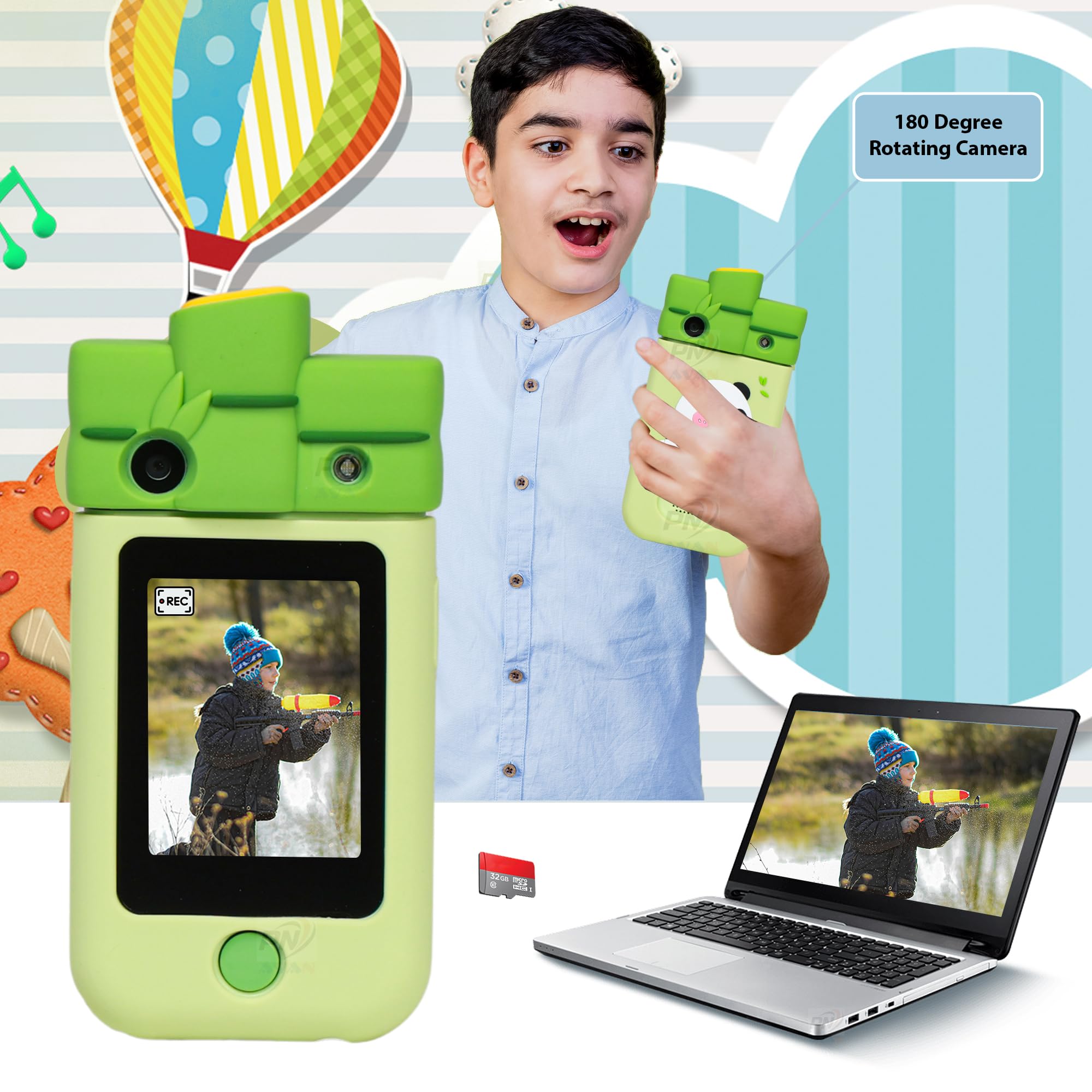 Smart Kids Digital Phone – Camera, Music & Education