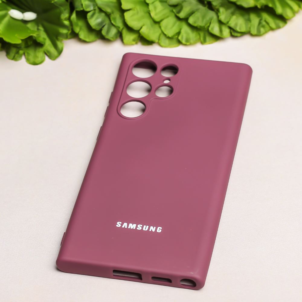 Mehroon Camera Original Silicone case for Samsung S22 Ultra