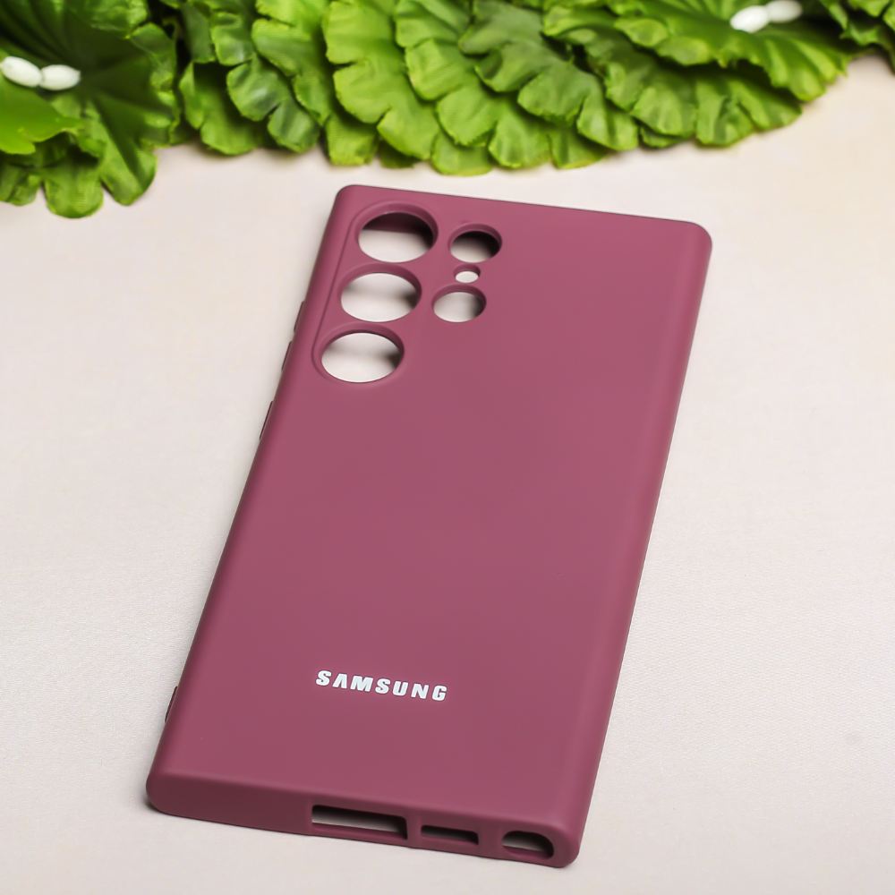 Mehroon Camera Original Silicone case for Samsung S24 Ultra