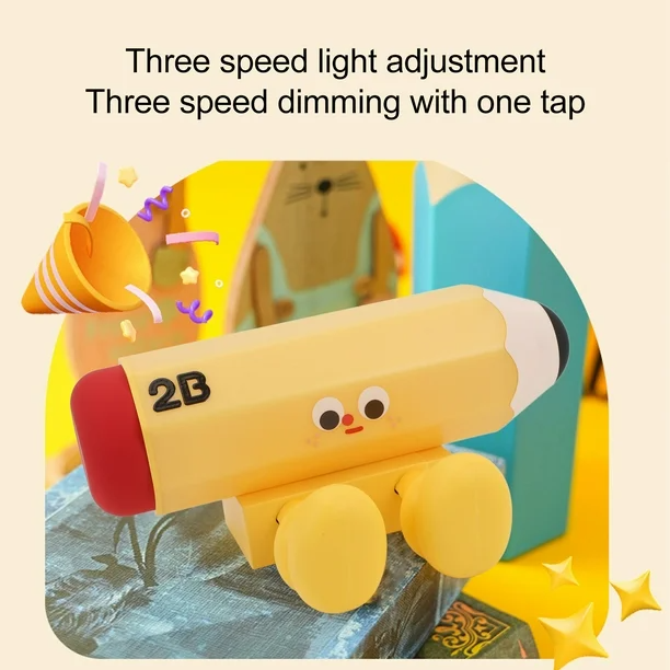 Pencil Shaped Night Lamp with Phone Stand