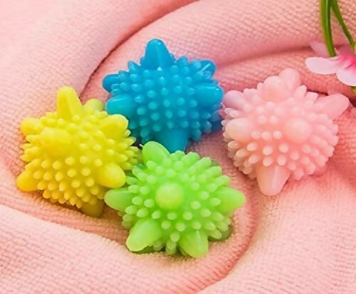 Reusable Colorful Laundry Balls Fabric Softener & Anti-Wrap Dryer Balls (Pack of 10)