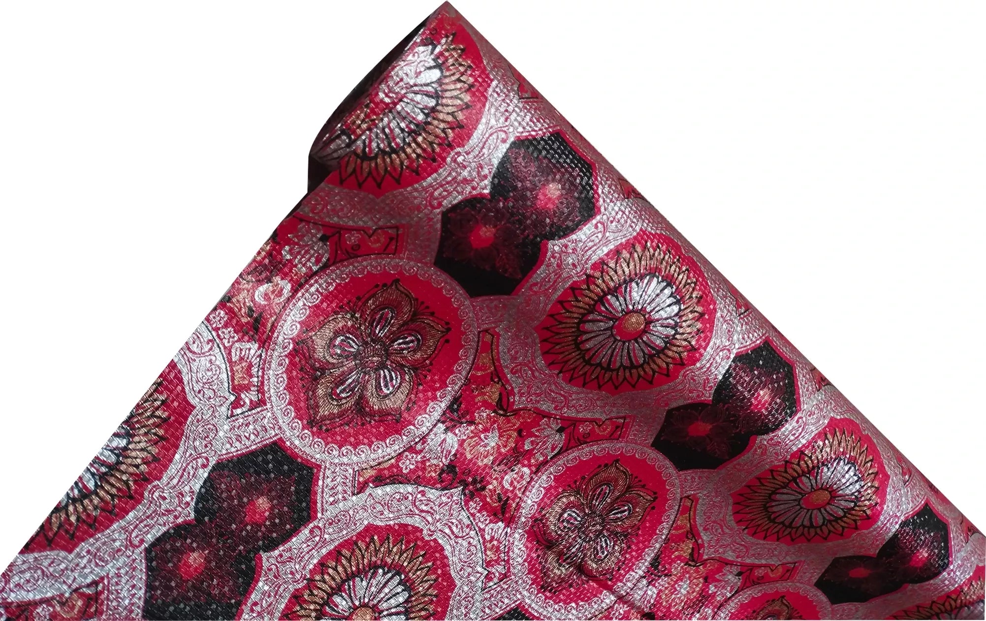 mopak decor Polyester Solid Fridge Mat & Cover 50045 (Red)