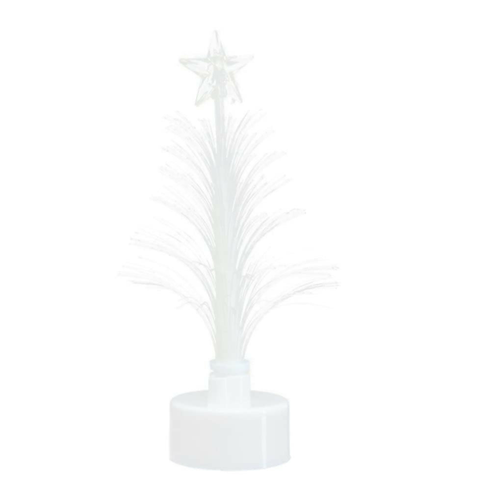 Multicolor Glowing LED Fiber Optic Small Christmas Tree