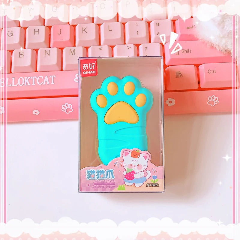 Kawaii Cat Paw Eraser – The Cutest Way to Erase!
