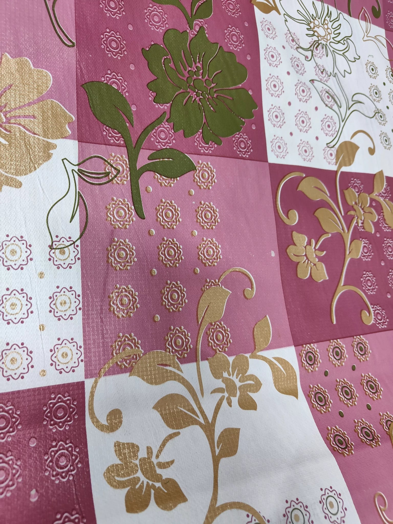 Mopak Decor Shelf Liner used for Wardrobe kitchen cabinet Drawer Slab Roll - (Pink)