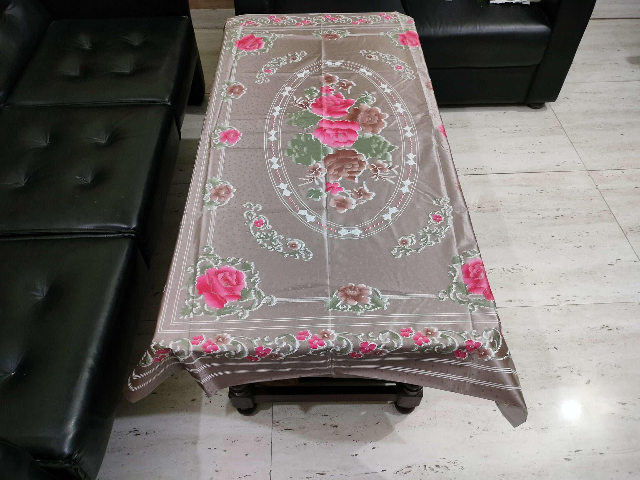 MD Table Cover 3D Printed Polyester for 2 to 4 Seater Tables (40 x 56 Inches)