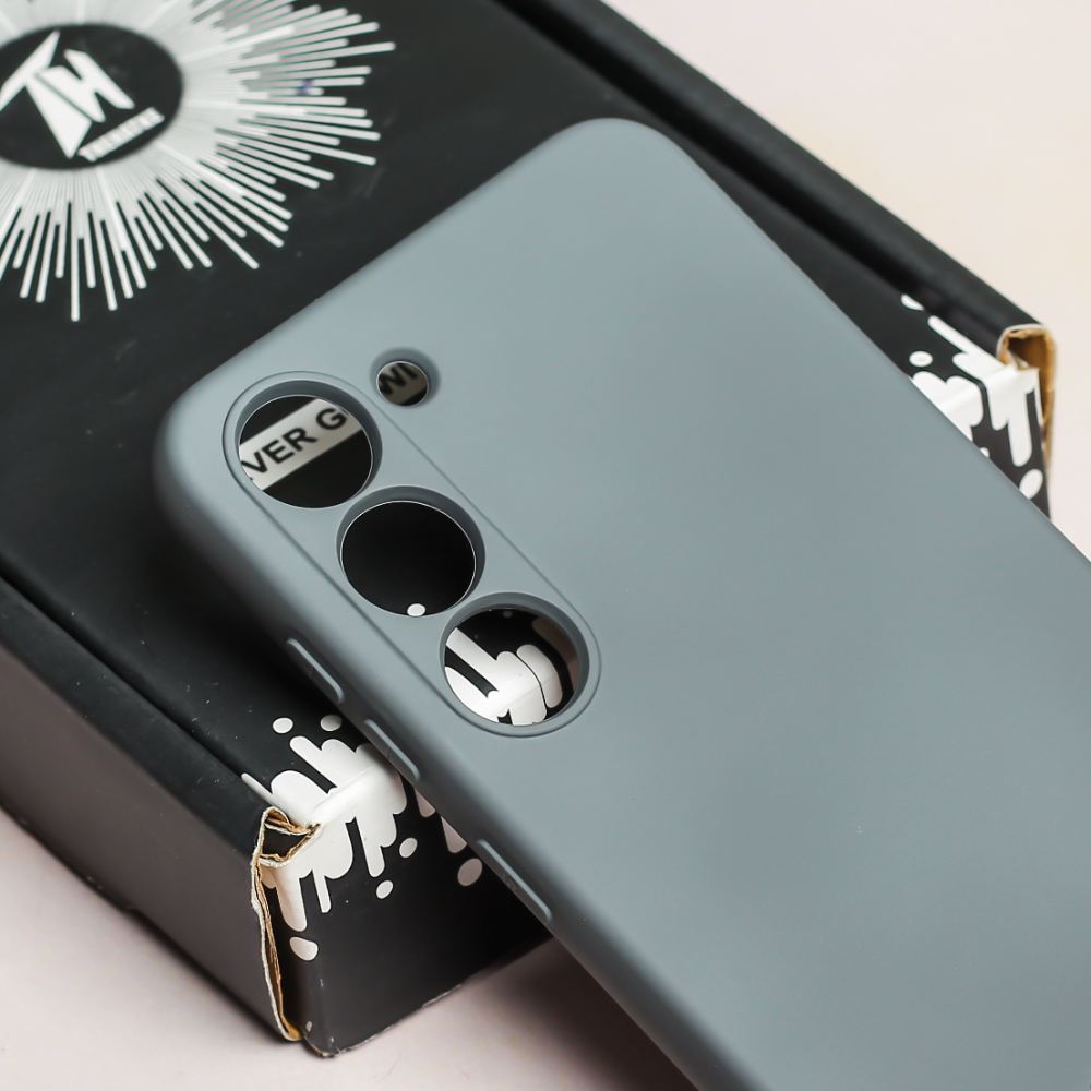 Grey Camera Original Silicone case for Samsung S23 5G