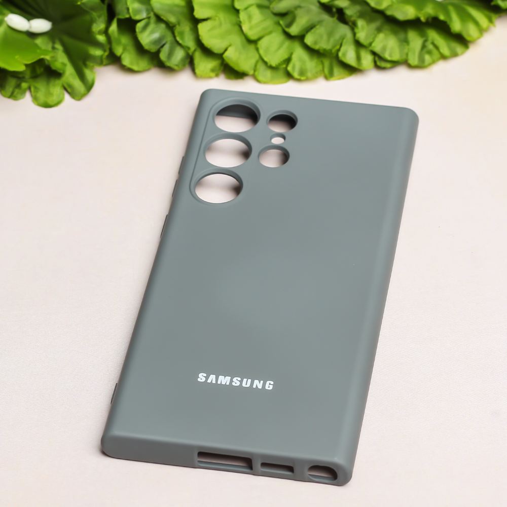 Grey Camera Original Silicone case for Samsung S22 Ultra