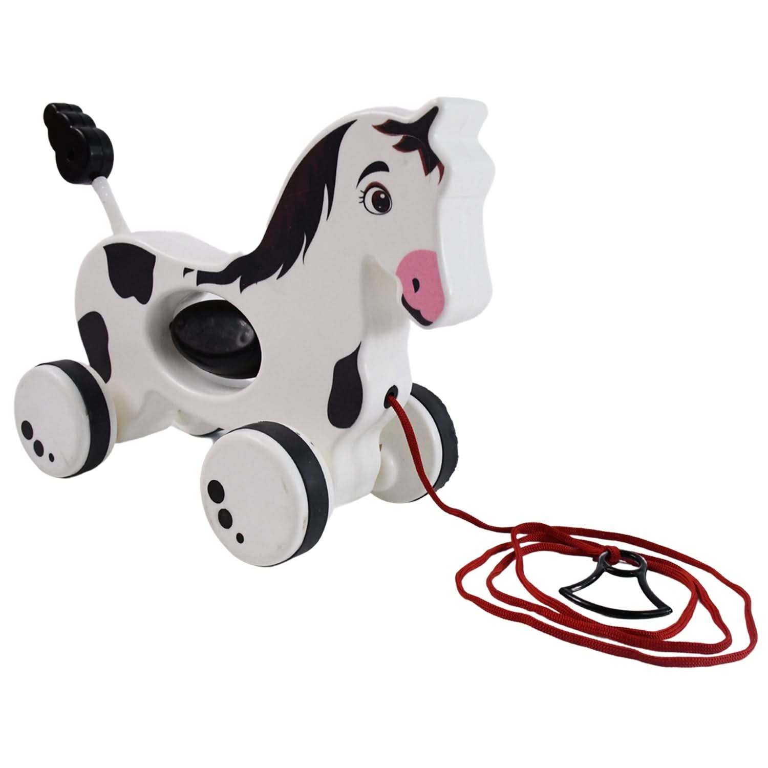 Horse Pull Along Toddler Toy With Attrdraft Design
