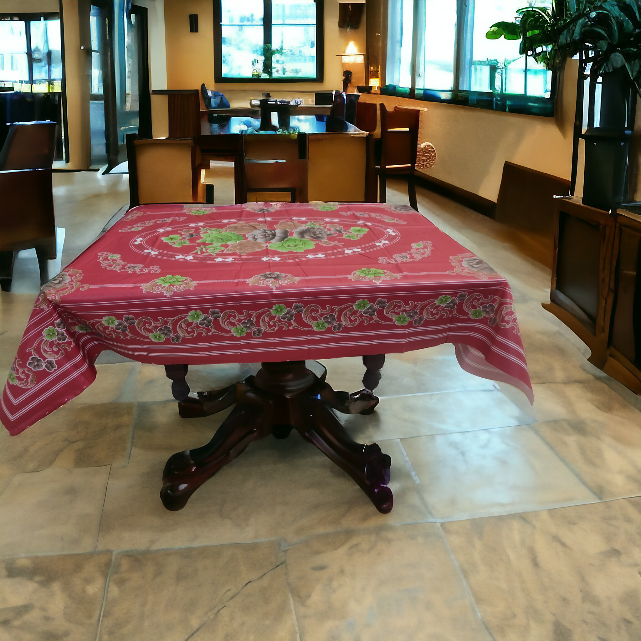 MD Table Cover 3D Printed Polyester for 2 to 4 Seater Tables (40 x 56 Inches)